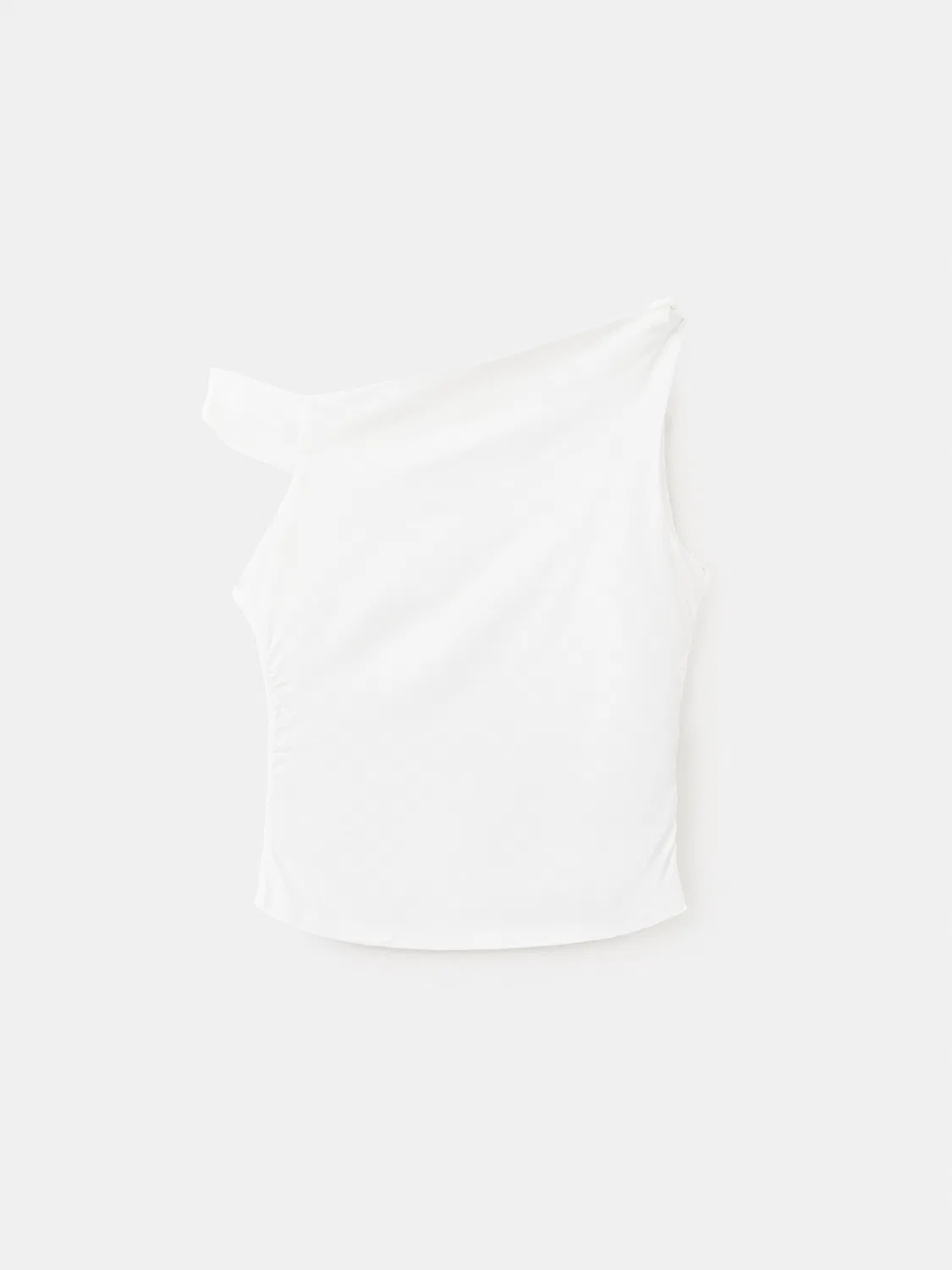 Детская футболка Mango Kids Top ROLL, белый — фото 2