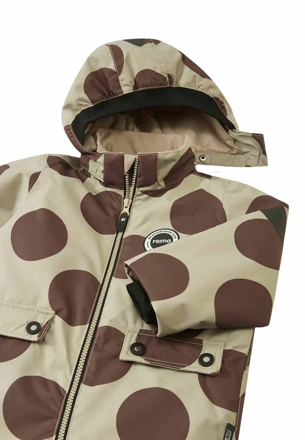 Комбинезон Tec Overall Marte Mid унисекс - дождевик Reima, Earthy Beige Dots — фото 4