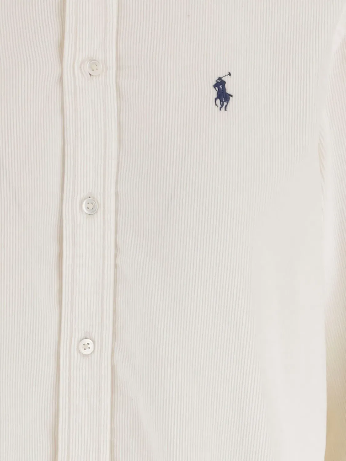 Рубашка вельветовая белая Polo Ralph Lauren, белый — фото 3