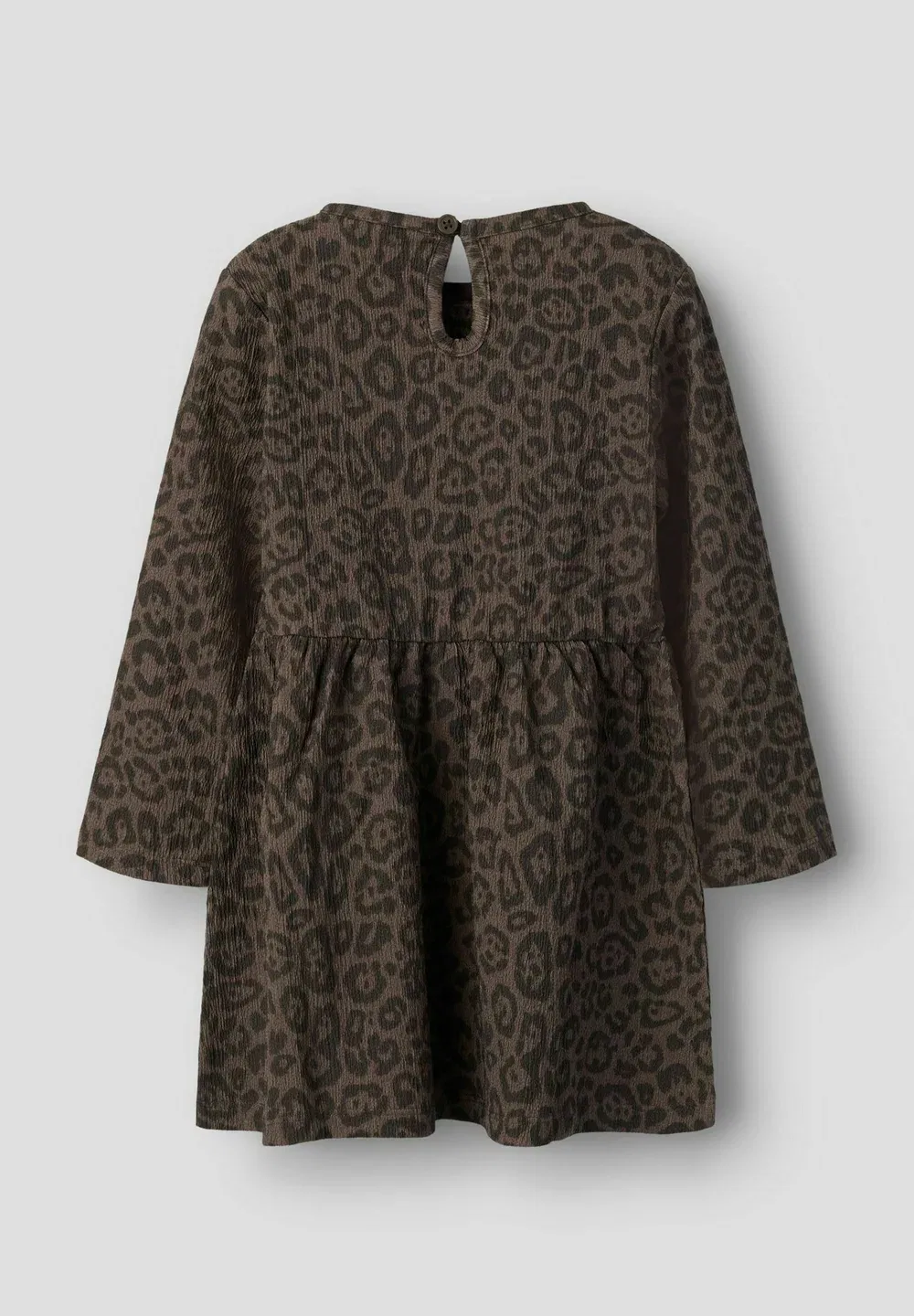 Платье стандартного кроя - трикотажное платье Name It, Chocolate Brown — фото 2