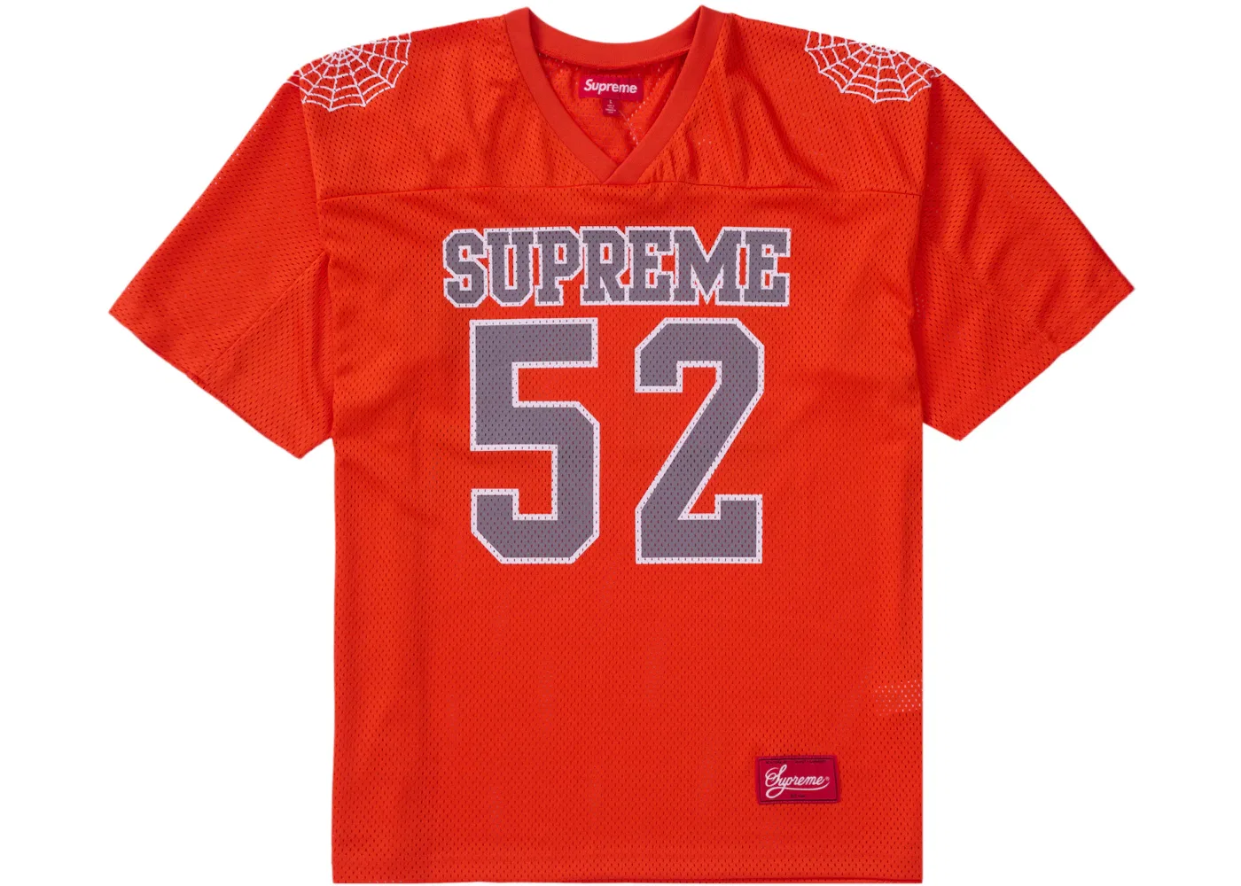 Мужская футбольная джерси с принтом Spiderweb Supreme, Orange