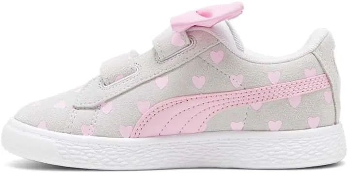 Детские кроссовки для девочек Suede Classic Light Flex Re-Bow V PUMA, Grey — фото 3
