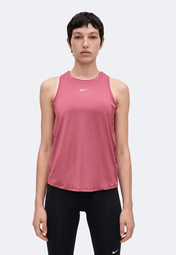 Топ Dri-fit One Classic Tank Nike Performance, Pink Smoke/White, белый/розовый