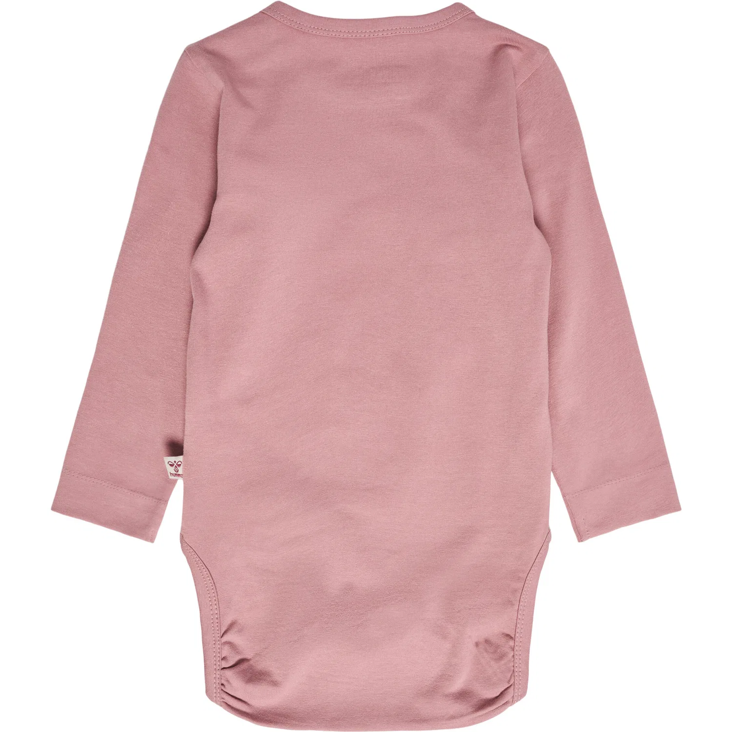 Детский боди с длинным рукавом Hummel Nete, Violett Hellrosa Blutenblattbeige — фото 2