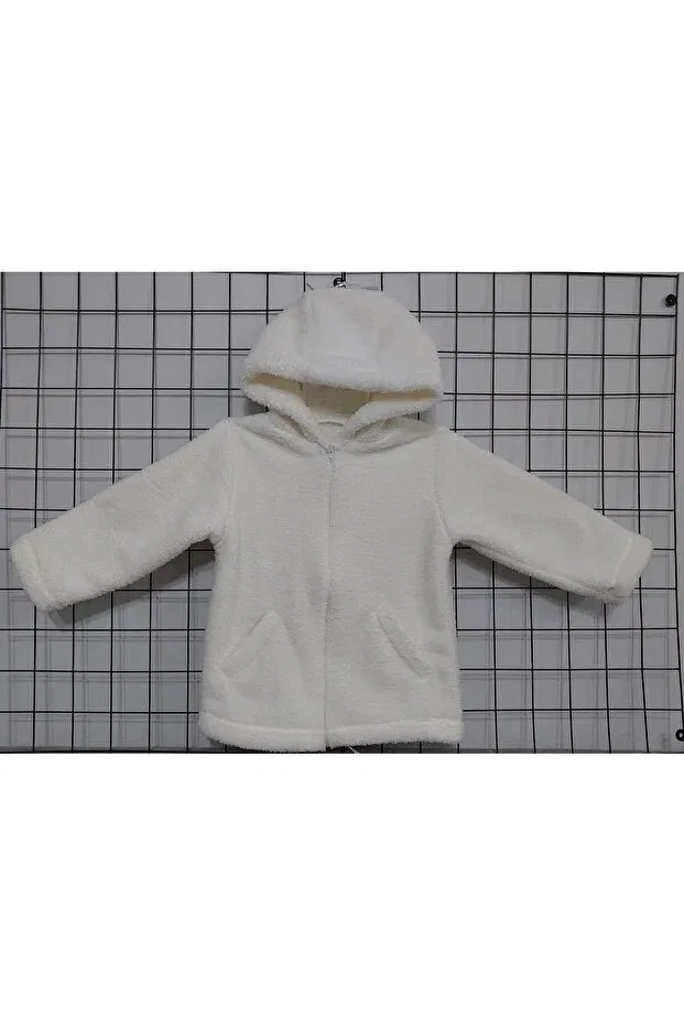 Детский кардиган с капюшоном Mekalp Global, White