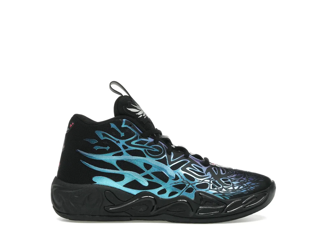 Детские кроссовки для мальчиков с агрессивным дизайном Puma LaMelo Ball MB.04 Puma, Black/Blue
