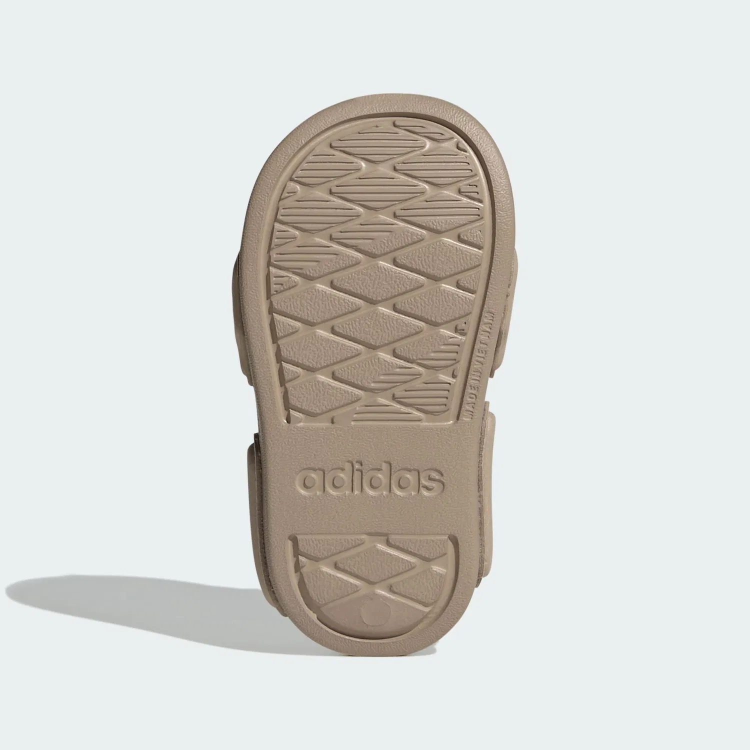 Детские сандалии с быстросохнущим ремешком Adidas ADILETTE SANDAL 3, Khakibeige Weiss Khakibeige — фото 3