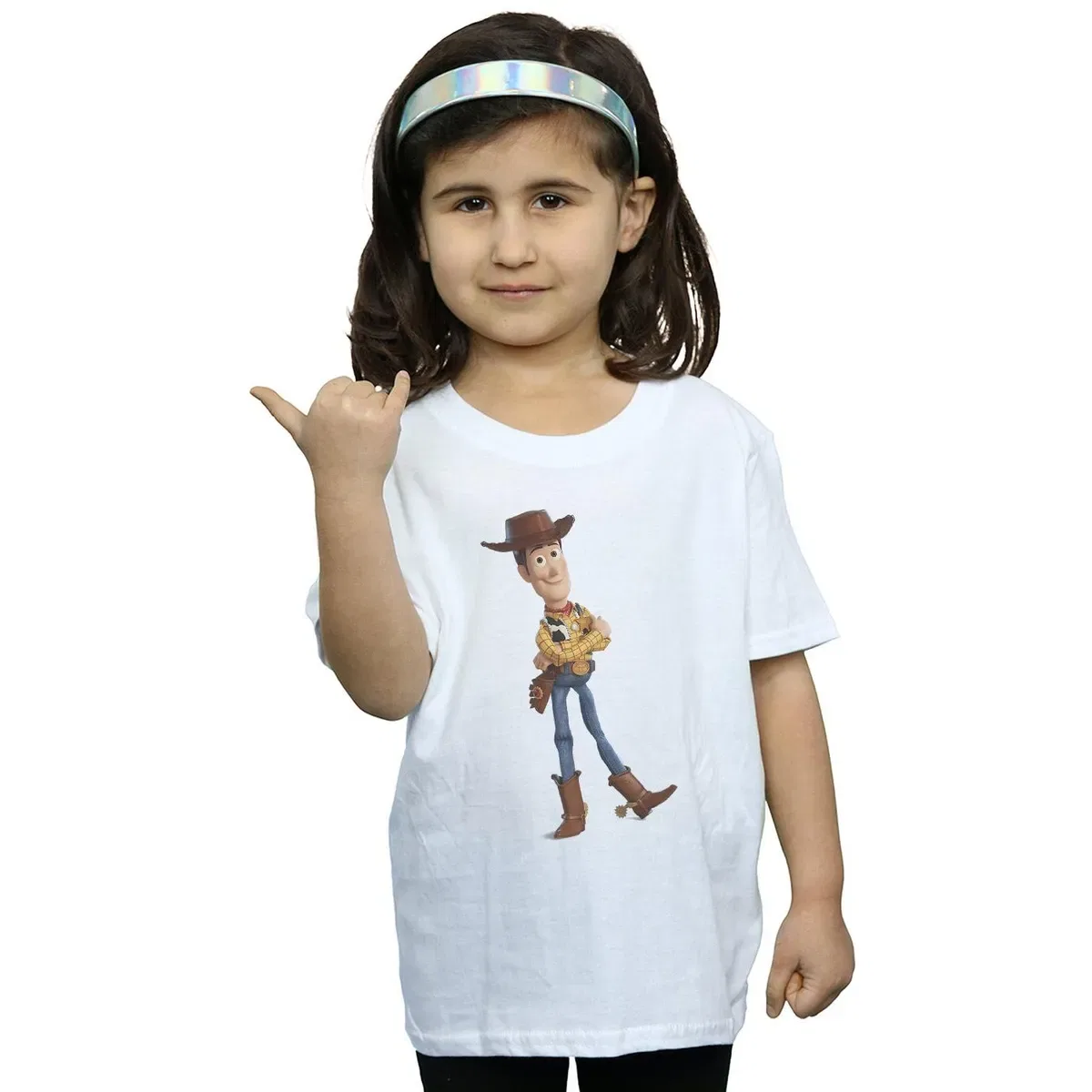 Детская футболка с принтом Toy Story 4 Sherrif Woody Disney, White