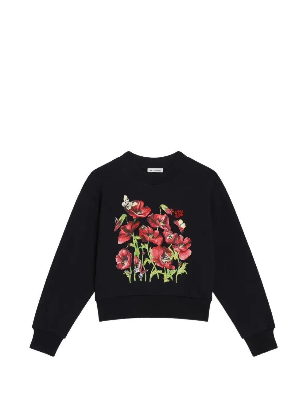 Хлопковая толстовка Dolce & Gabbana Kids, синий
