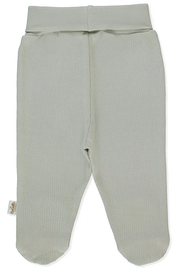 Детские брюки для девочек хлопковые Relaxed Fit Bebetto, Mint — фото 2
