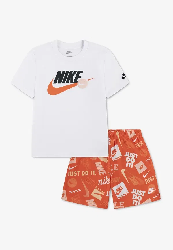 Комплект с шортами Nike Sportswear, оранжевый