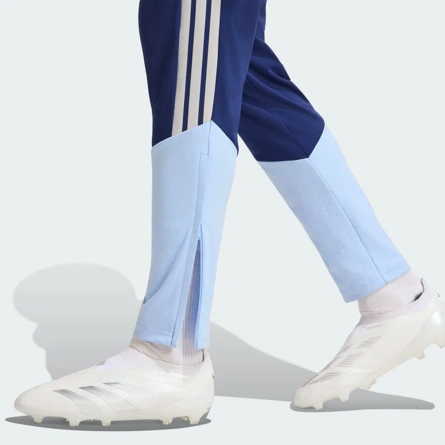 Спортивные брюки ADIDAS PERFORMANCE Slim fit в темно-синем и светло-голубом цветах — фото 4