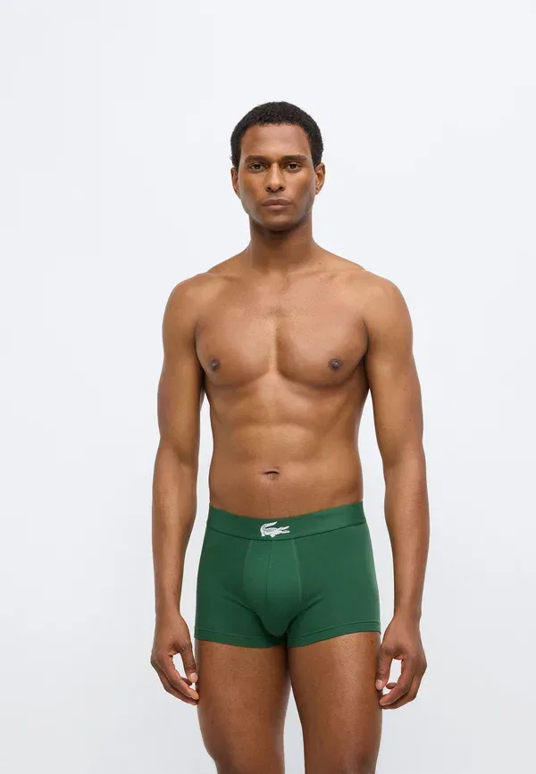 Боксеры 3 шт Lacoste, белый/черный/зеленый — фото 4