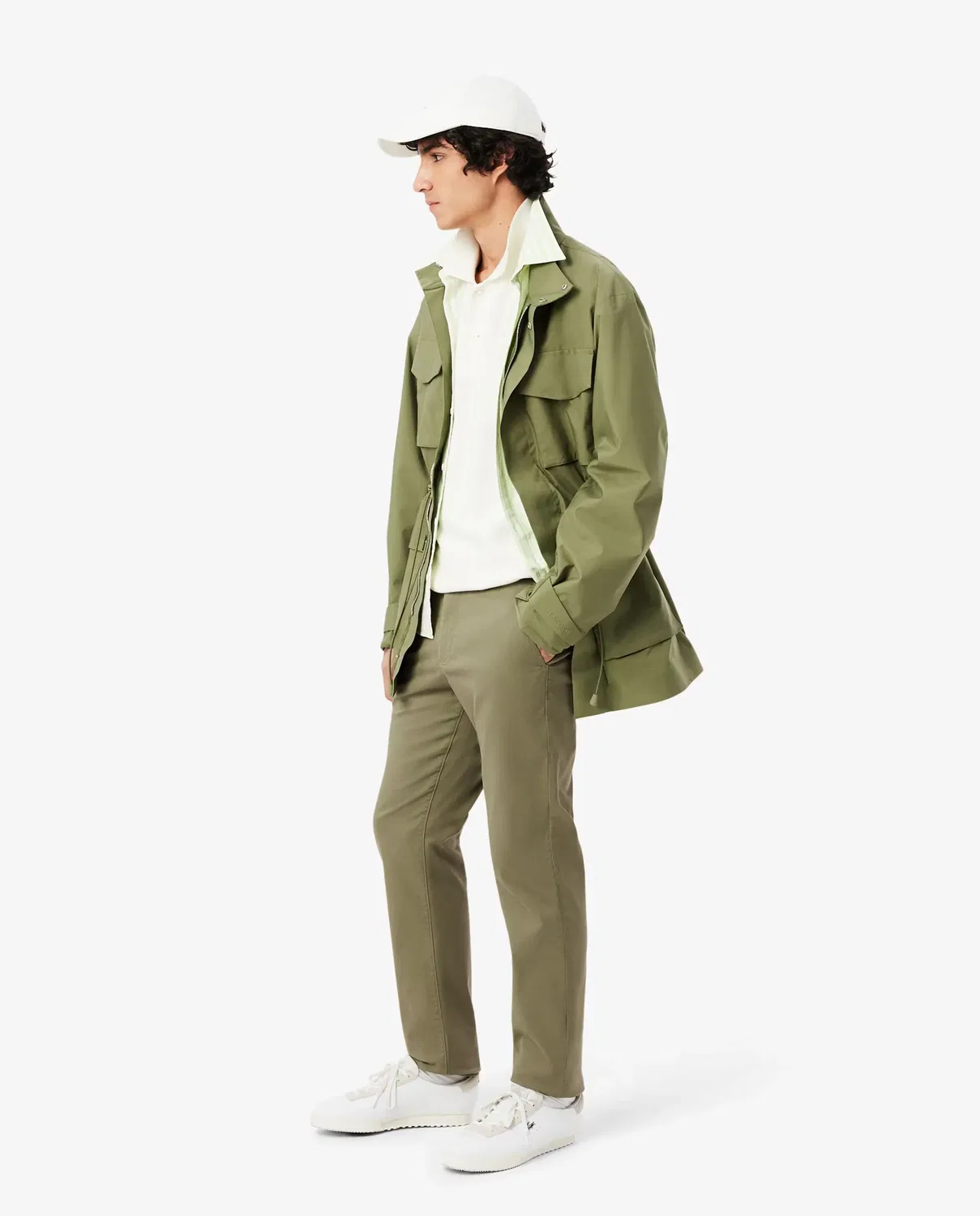 Мужские джоггеры Lacoste, спортивные, Verde Militar — фото 4