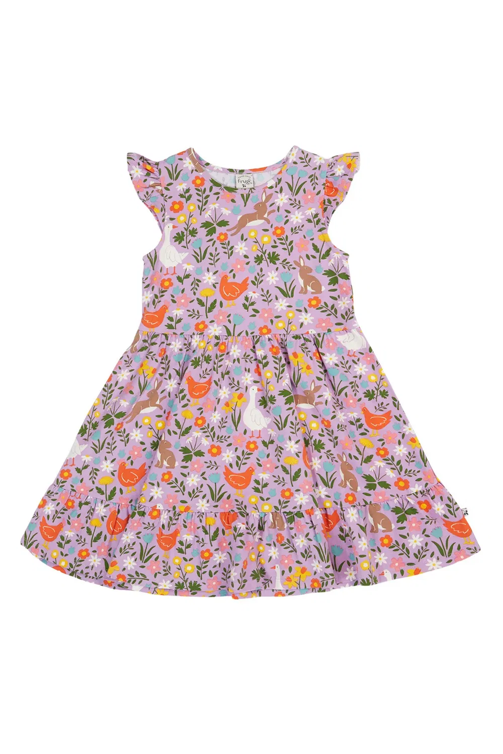 Детское платье-трапеция Olivia Frugi, Purple