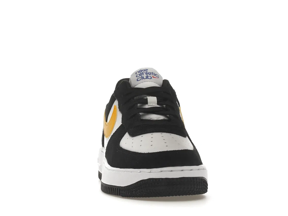 Детские кроссовки Lifestyle с низким силуэтом Nike Air Force 1 Low, Black/White-University Gold — фото 2