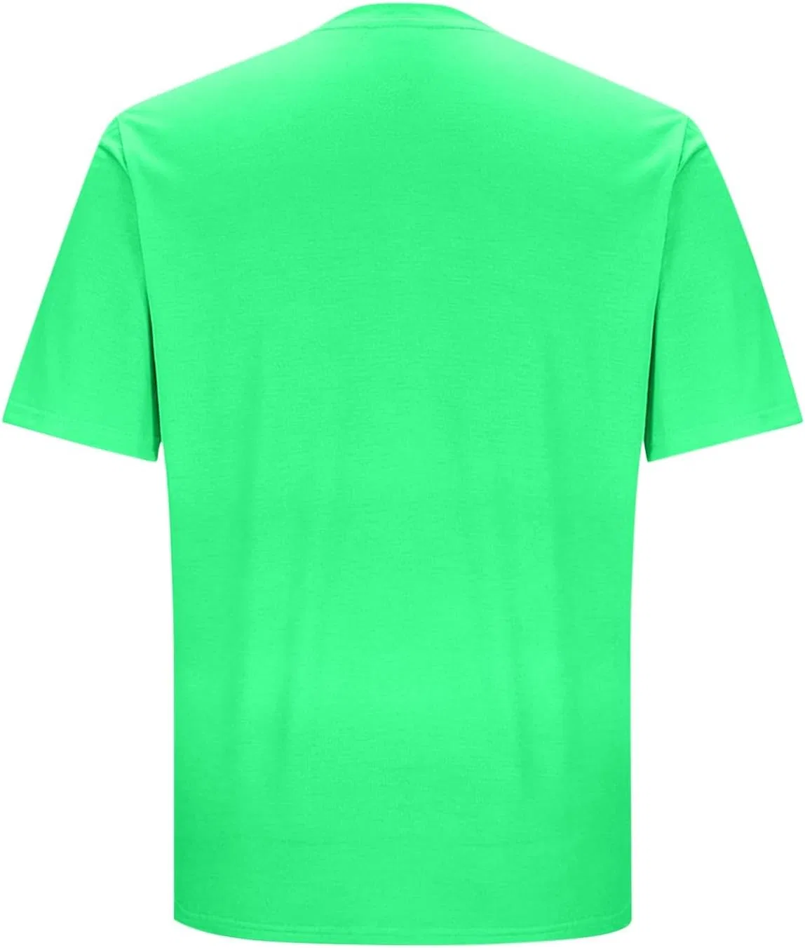 Мужская футболка с круглым вырезом Generic, Green — фото 3