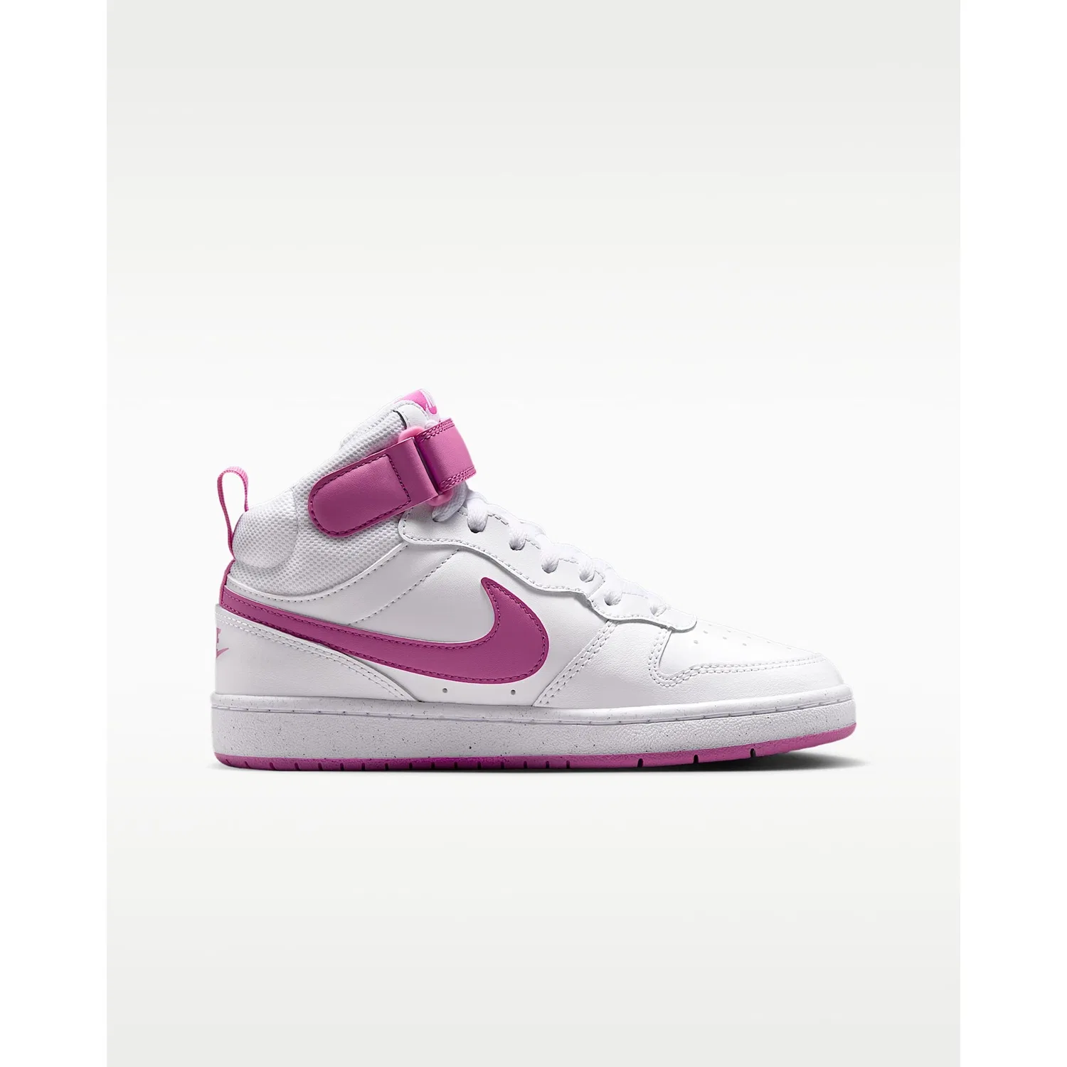 Детские кроссовки с дизайном в стиле Air Force 1 Nike Sportswear, White/Playful Pink — фото 3