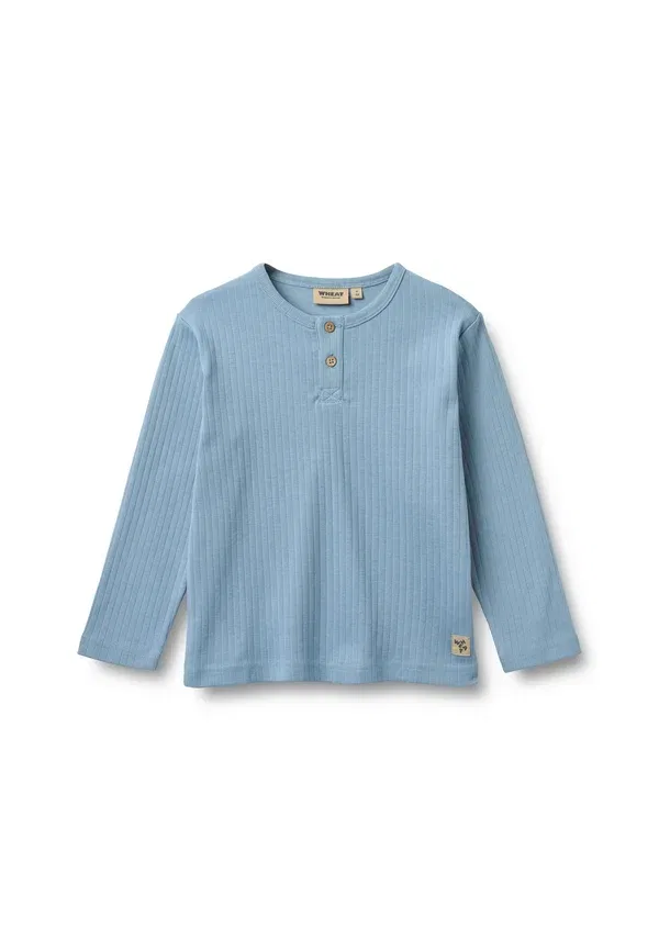 Лонгслив Henley Wheat, Faded Denim, выцветший деним
