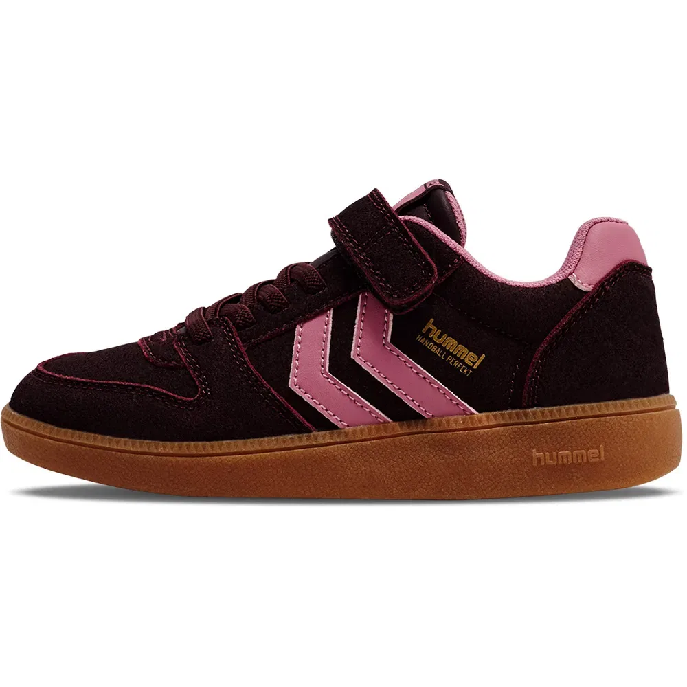 Детские кроссовки для девочек с липучкой Hanball Perfekt CL Hummel, Purple