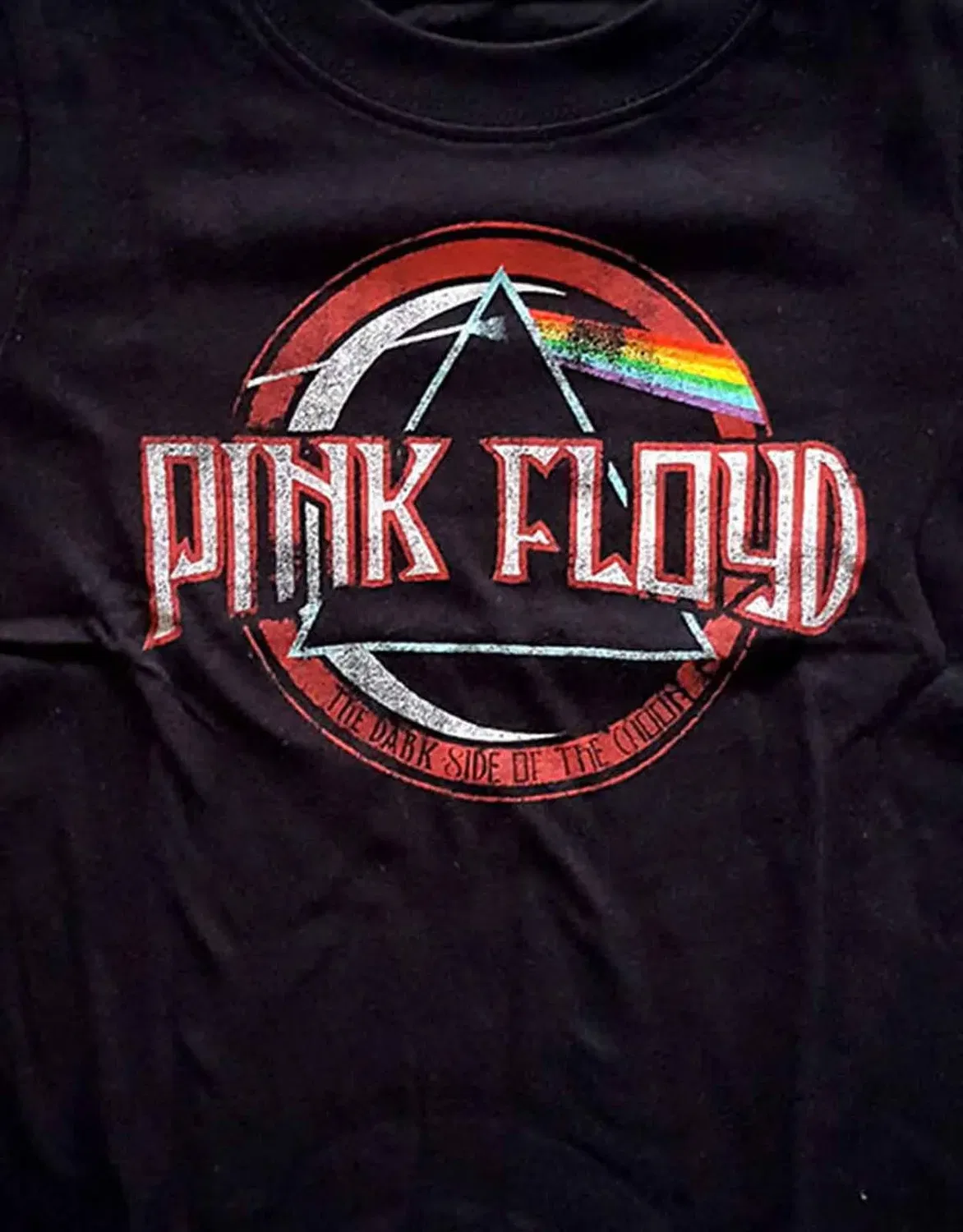 Детская футболка с принтом Dark Side of the Moon Pink Floyd, Black — фото 2