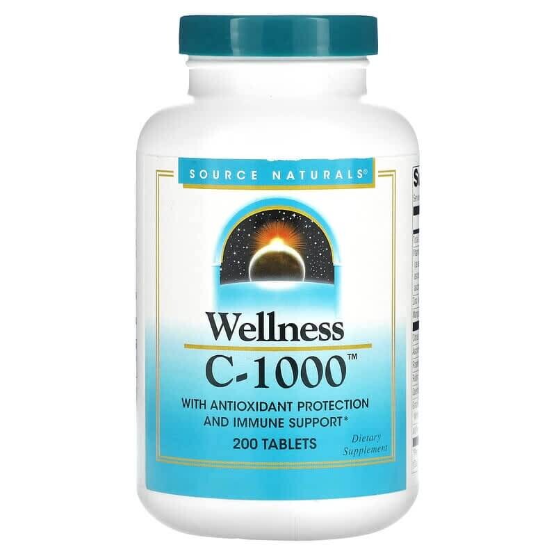

Витамин C-1000 Source Naturals Wellness, 200 таблеток