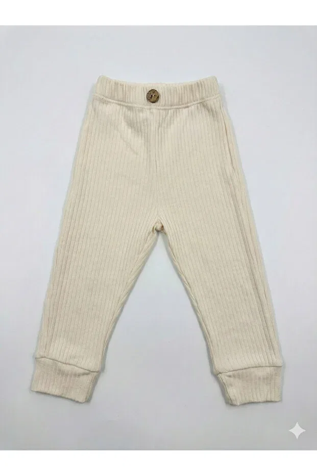 Детские леггинсы хлопковые Tinytrends, Nude Color