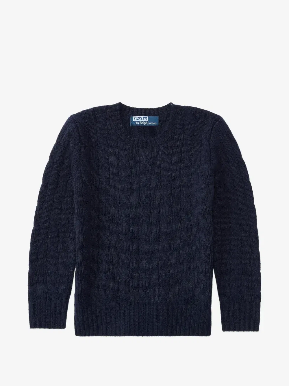 Свитер фактурной вязки POLO RALPH LAUREN KIDS, синий
