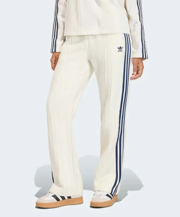 Трикотажные брюки Beckenbauer Track, Adidas, белый