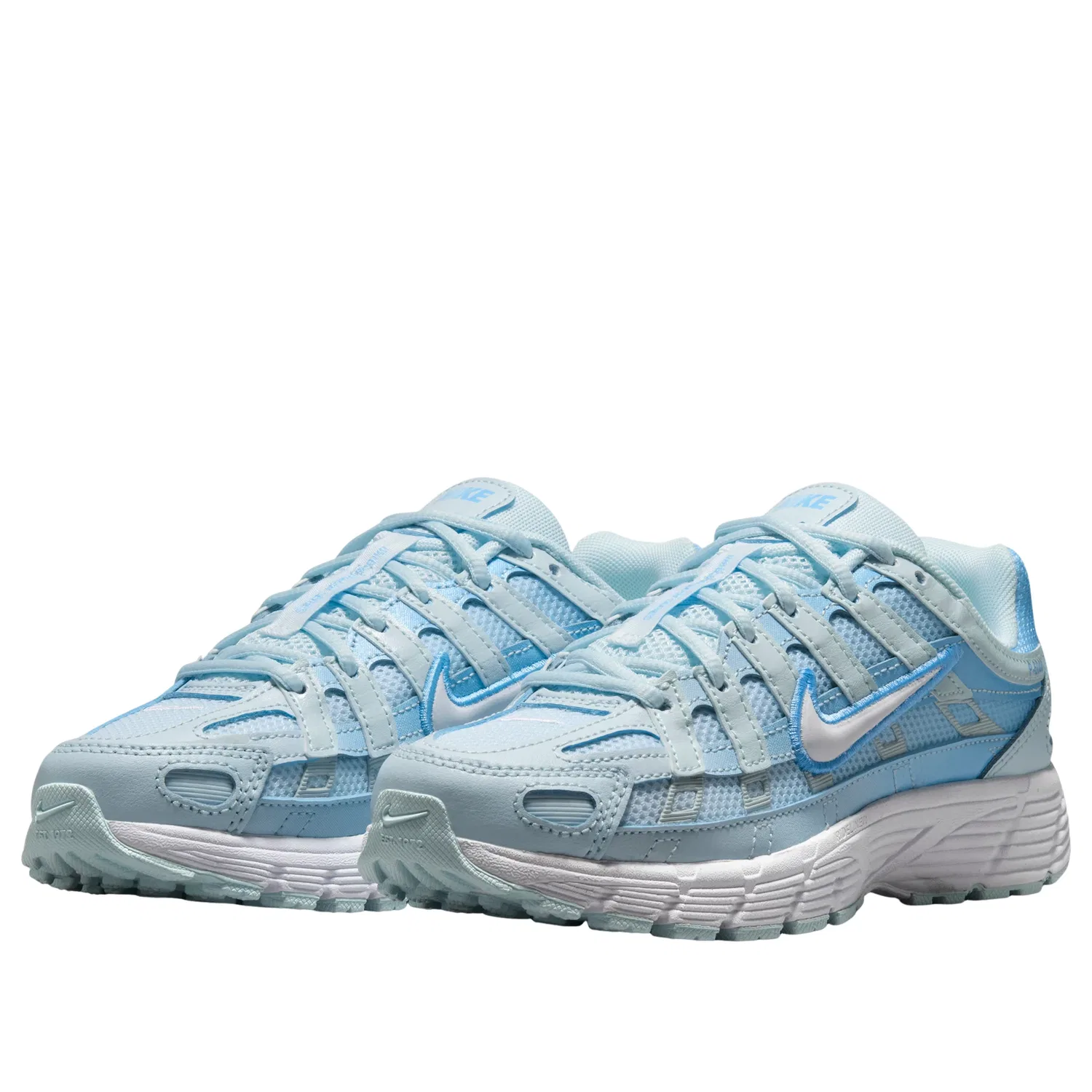 Детские кроссовки с шнуровкой Nike P-6000, синий — фото 4