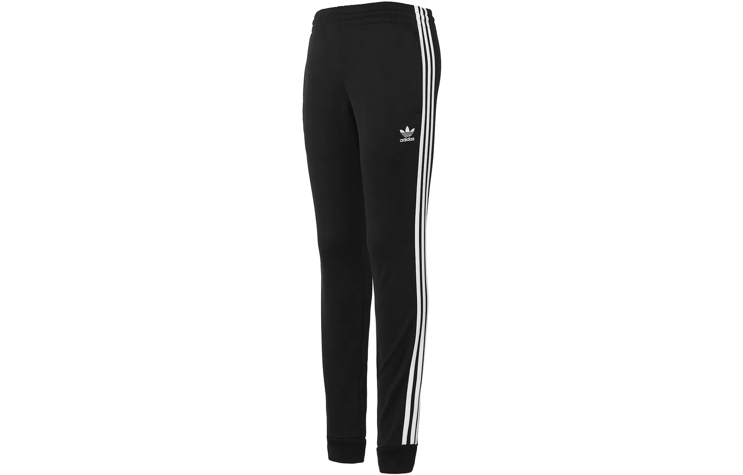 Мужские трикотажные спортивные брюки с принтом SST Track, Adidas Originals, Black — фото 2