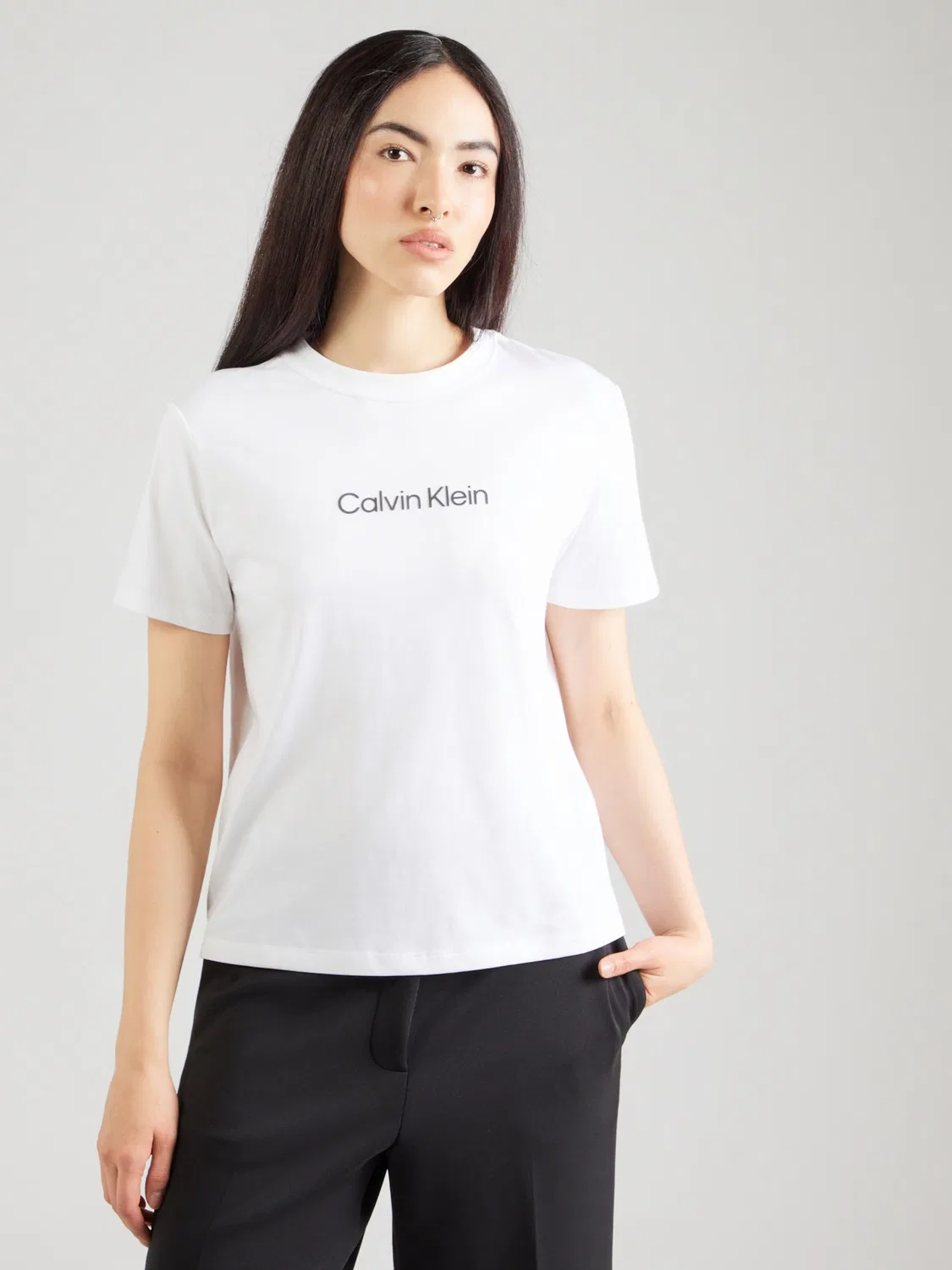 Рубашка Calvin Klein CLASSIC белого цвета — фото 3