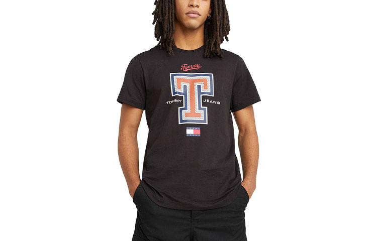 Tommy Hilfiger Футболка мужская черная — фото 3