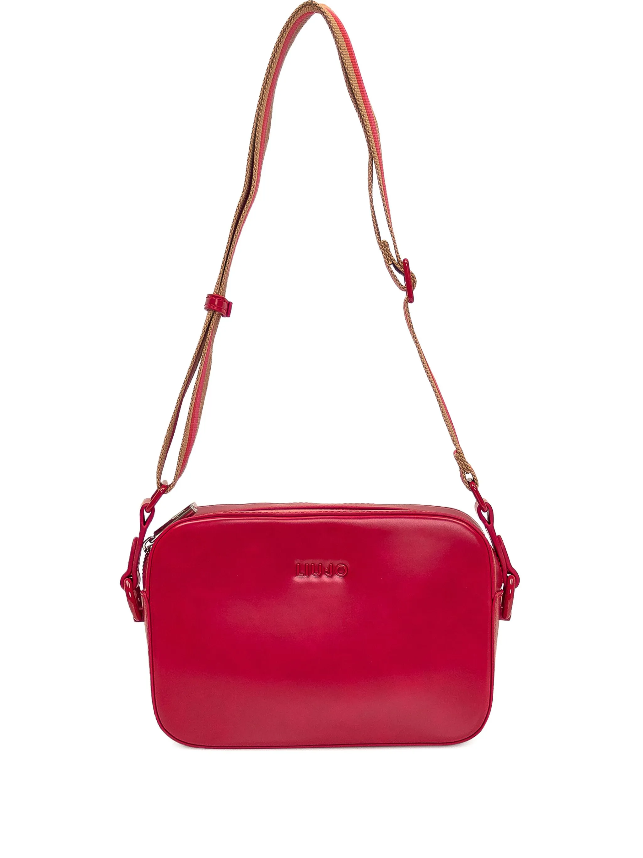 

Сумка через плечо с ремешком в полоску Liu Jo, красный