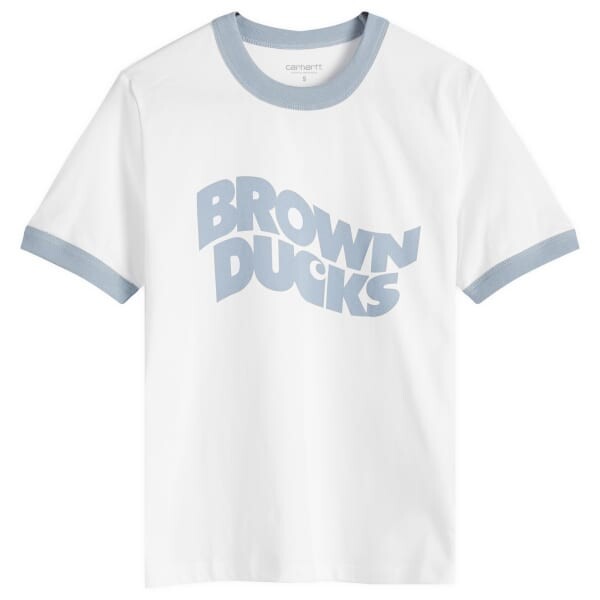 

Футболка с коричневыми утками Carhartt Wip, белый