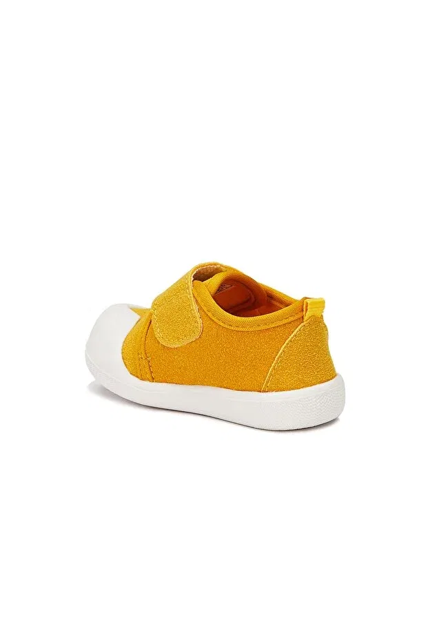Детские кожаные ботинки на липучке Vicco, Yellow — фото 3