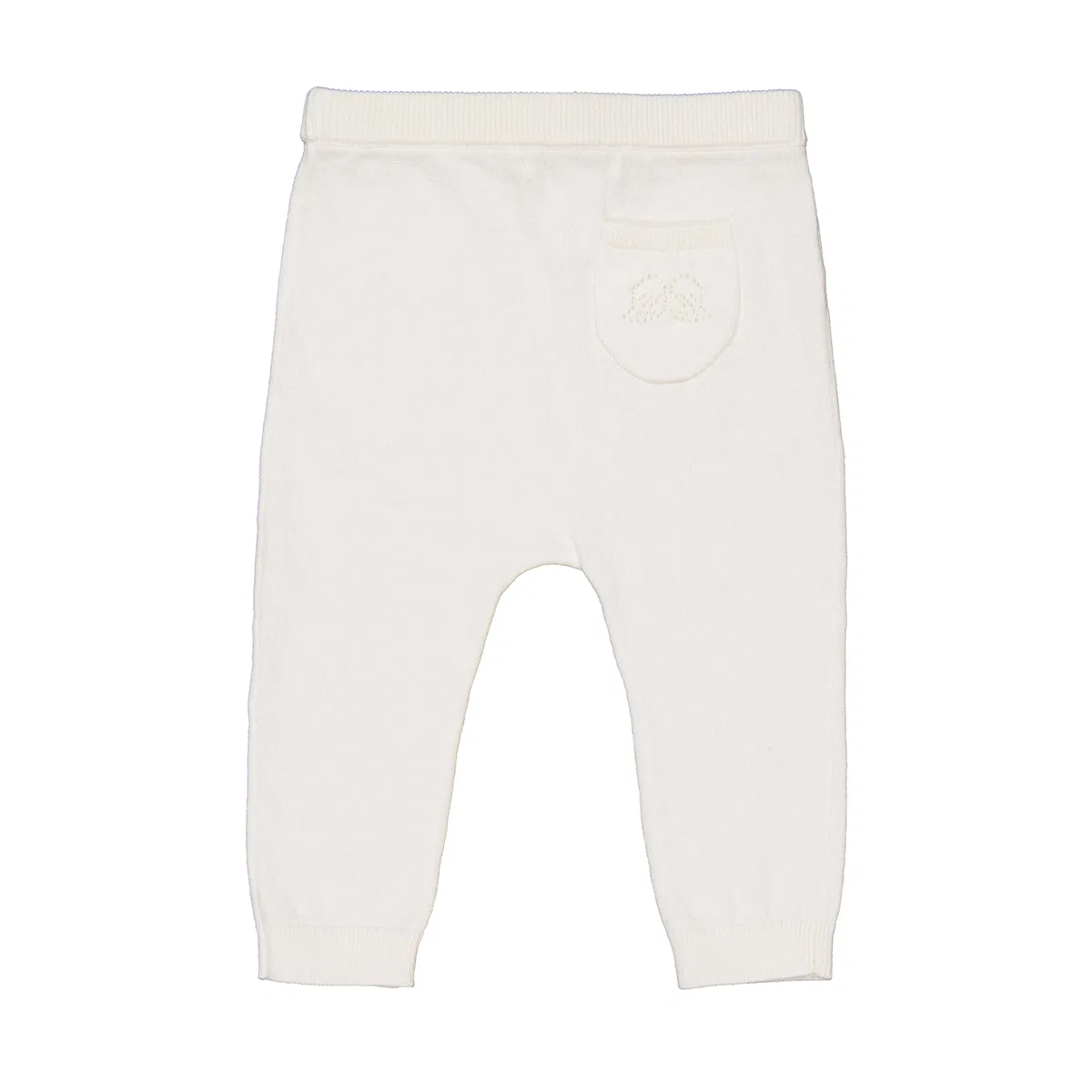 Штаны Infant Angel Wing Knitted Trouser Marie Chantal, White — фото 2