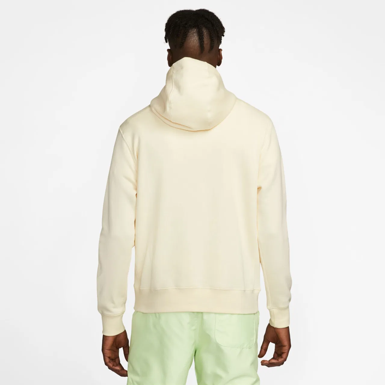 Мужское худи Club+ Patch GX Nike, цвет Coconut Milk/Coconut Milk — фото 2