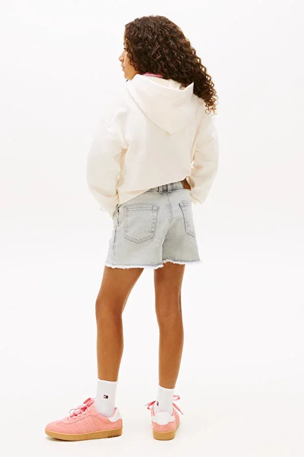 Детские джинсовые шорты для девочек Harper Tommy Hilfiger, Gray — фото 3