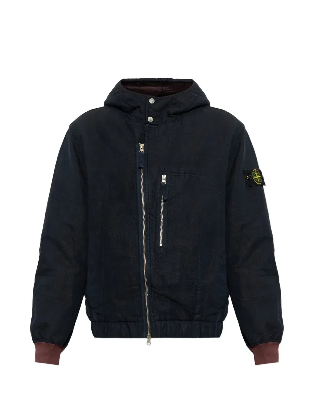 4100042 куртка из диагональной хлопковой шерсти-тс Stone Island, синий