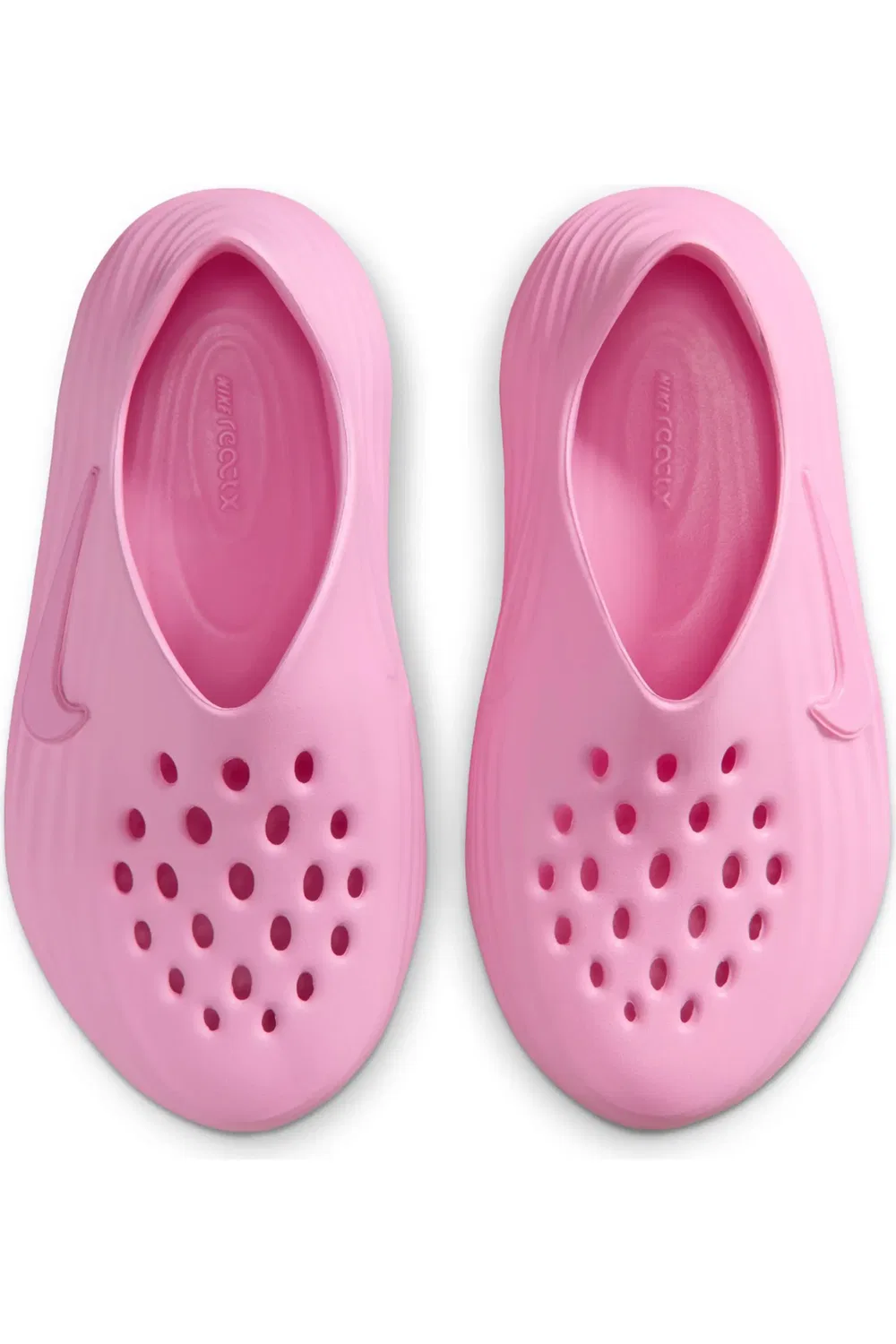 Детские кроссовки slip-on на амортизирующей подошве ReactX Rejuven8 Nike, 604 Pnkris/Pnkris — фото 3