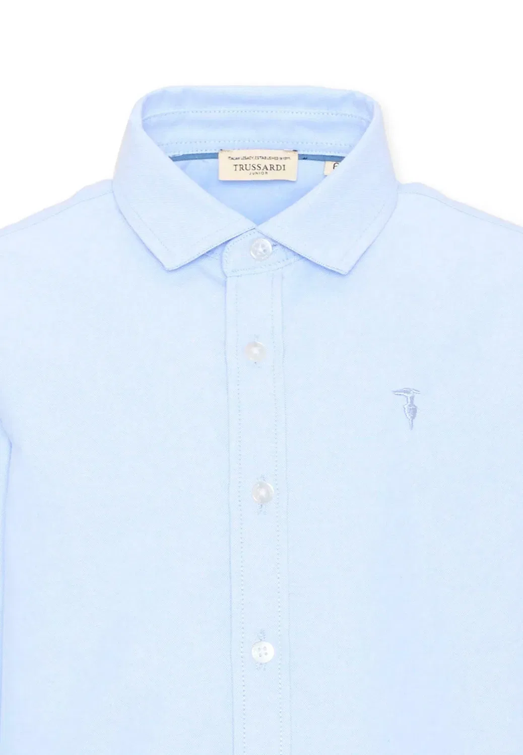 Камиция - рубашка Tru Trussardi Junior, Light Blue — фото 3