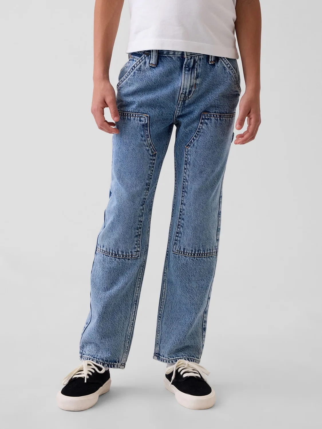 Джинсы карго прямые 90s Original Gap, Medium wash