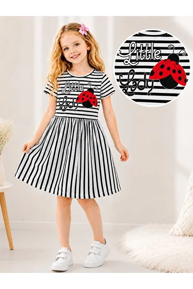 Детское платье для девочек с принтом Summer Dress Ufk Kids, White