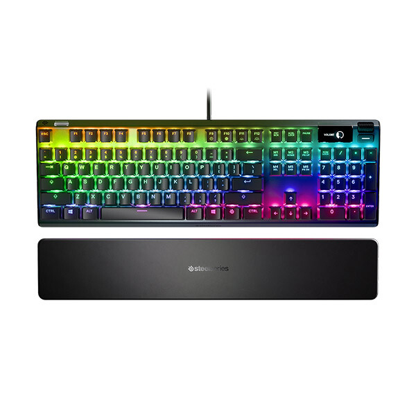 

Проводная игровая клавиатура SteelSeries Apex 7, Blue Switch, черный, Серый, Проводная игровая клавиатура SteelSeries Apex 7, Blue Switch, черный