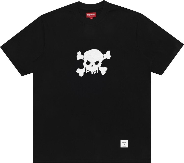 

Футболка Supreme Skull Short-Sleeve Top 'Black', черный