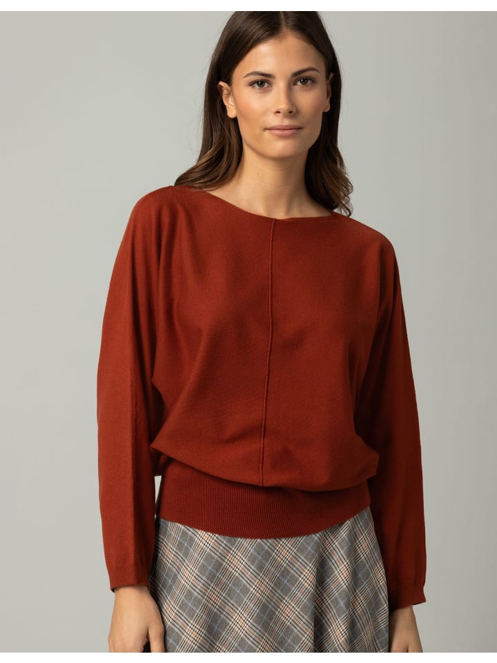 

Пуловер More & More Feinstrickpullover, коричневый