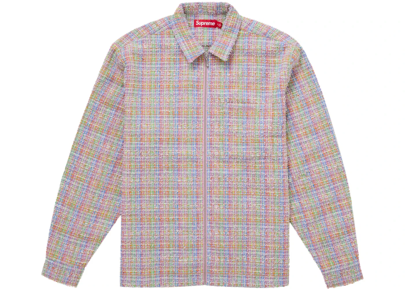 Мужская рубашка-куртка из букле Multicolor Supreme, Multicolor