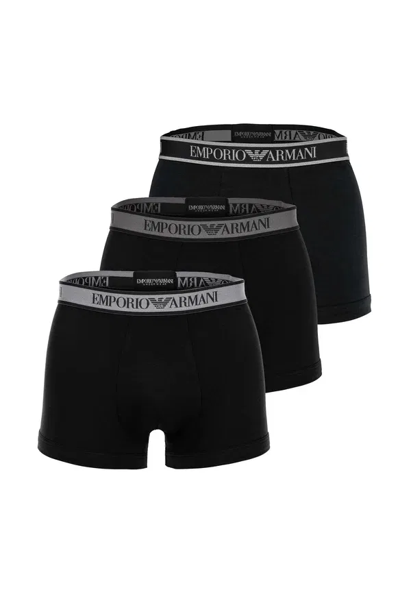 Трусы Core с логотипом, комплект из 3 штук Emporio Armani, черный