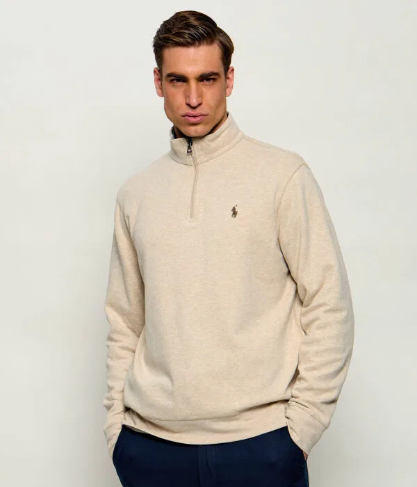 Мужская флисовая кофта с застежкой-молнией Polo Ralph Lauren, Sabbia